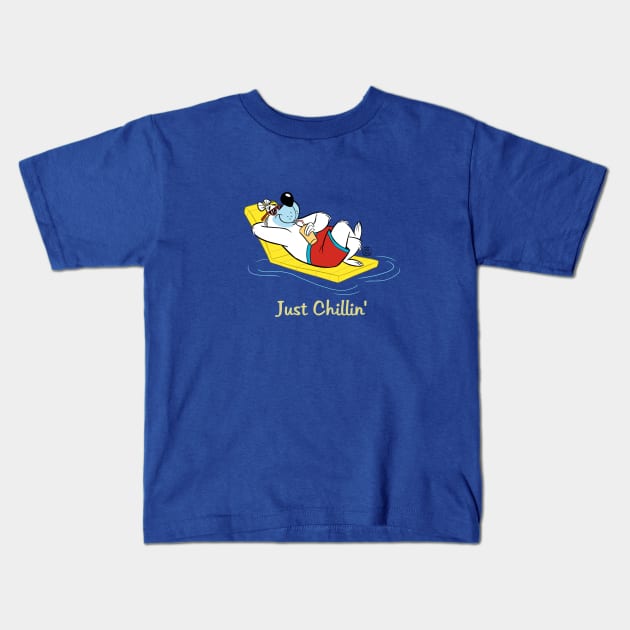 POLAR BEAR JUST CHILLN' Kids T-Shirt by markscartoonart62